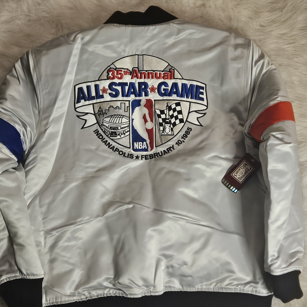 RETRO MITCHELL AND NESS NOSTALGIA CO. 1985 35TH ANNUAL ALL-STAR GAME JACKET